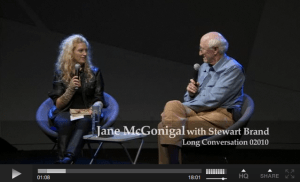 Jane McGonigal and Stewart Brand